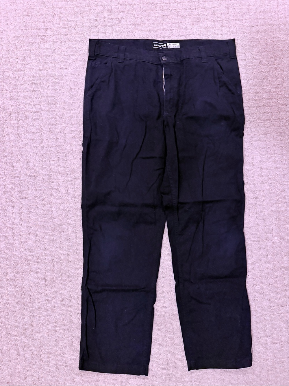 Carhartt Men’s Black Straight-Leg Chinos